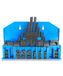 HARLINGEN 58 PIECE STEEL CLAMPING KIT SET , FOR USE ON EQUIPMENT WITH 7/16" T-SLOTS