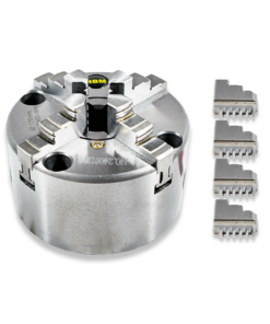 Alternative view of HBM 100MM 4 JAW SELF CENTERING CHUCK (FRONT MOUNT)
