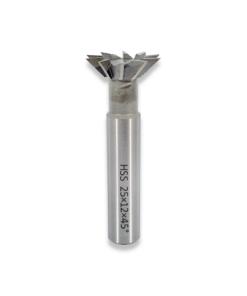 HSS DOVETAIL CUTTER 25MM X 45 DEGREES