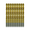 15/64" HSS Jobber Drill (pack of 10) tin-coated