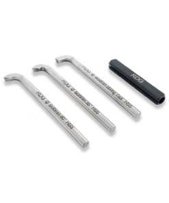 Alternative view of HSS THREADING TOOL SET 3PC 6MM / 55 AND 60 DEGREE BORING AND HOLDER