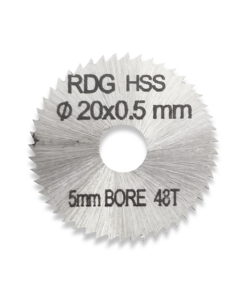 Hss Slitting Saw 20mm X 0.5mm X 5mm bore
