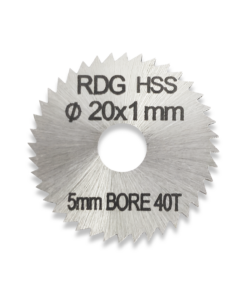 Hss Slitting Saw 20mm X 1mm X 5mm bore