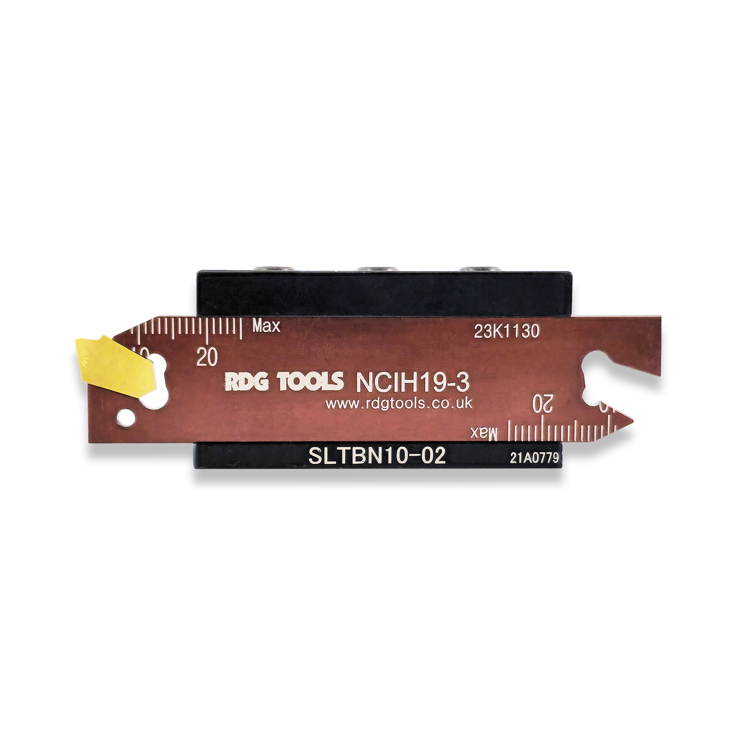 Indexable Parting Tool 3mm x 19mm blade (10mm shank)