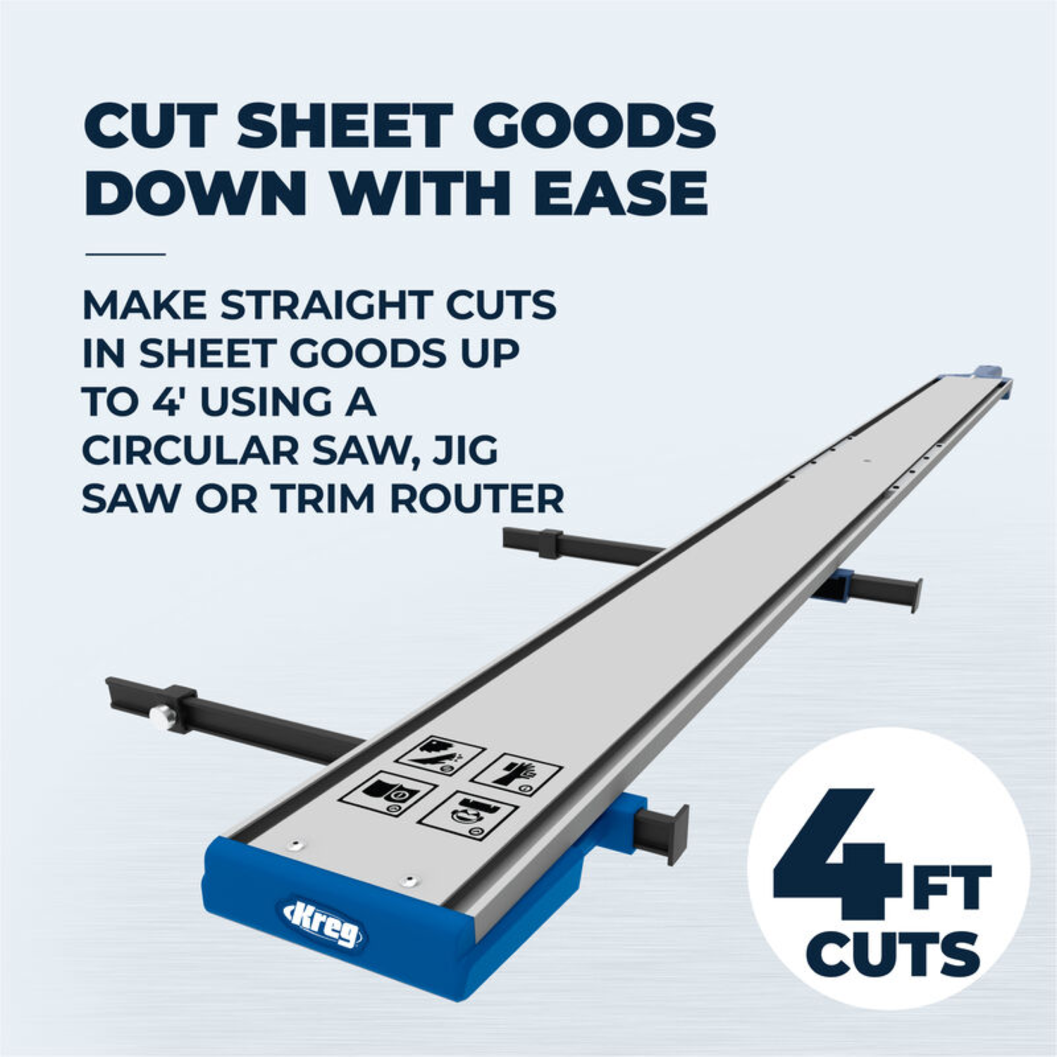 Kreg Straight Edge Guide KMA4500 4ft | 1219mm - Image 4