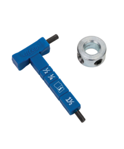 Kreg Easy-Set Stop Collar & Material Thickness Gauge/Hex Wrench Kit KPHA330