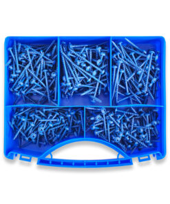 Kreg Pocket Hole Screws Outdoor 450PC Kit SK03B Blue-Kote™ 32mm 38mm 51mm 64mm - Image 3