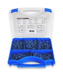Alternative view of Kreg Pocket Hole Screws Outdoor 450PC Kit SK03B Blue-Kote™ 32mm 38mm 51mm 64mm