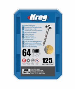 Kreg Pocket Hole Screws SML-C250-125 64mm 2-1/2" Coarse Thread Maxi-Loc #2 Drive