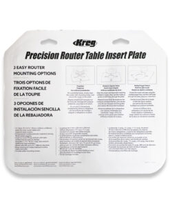Kreg Precision Router Table Insert Plate PRS4034 Pre Drilled & Level Loc Rings - Image 3