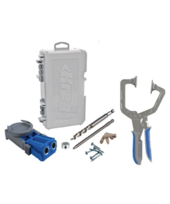Kreg R3 Pocket Hole Jig R3-INT Pocket Hole System + KHC3 76mm Wood Project Clamp With Automaxx