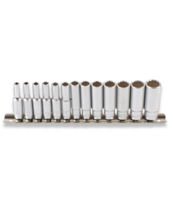 Laser Tool 7589 1/4" Drive 4-14mm 13pc Bi-hex Deep Socket Set