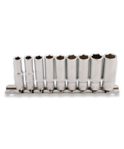 Laser Tools 5692 9pc AF Deep Socket Set 1/4"D 50mm long chrome vanadium