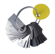 Moore & Wright Metric Radius Gauges 0.75-5mm Range 204M