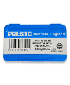 Presto M12 X 1.75 HSS Set of 3 taps