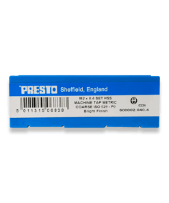 Presto M2 X 0.4 HSS Machine Tap Set (3 Taps)