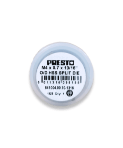 Presto M4 X 0.7 HSS Circular split die