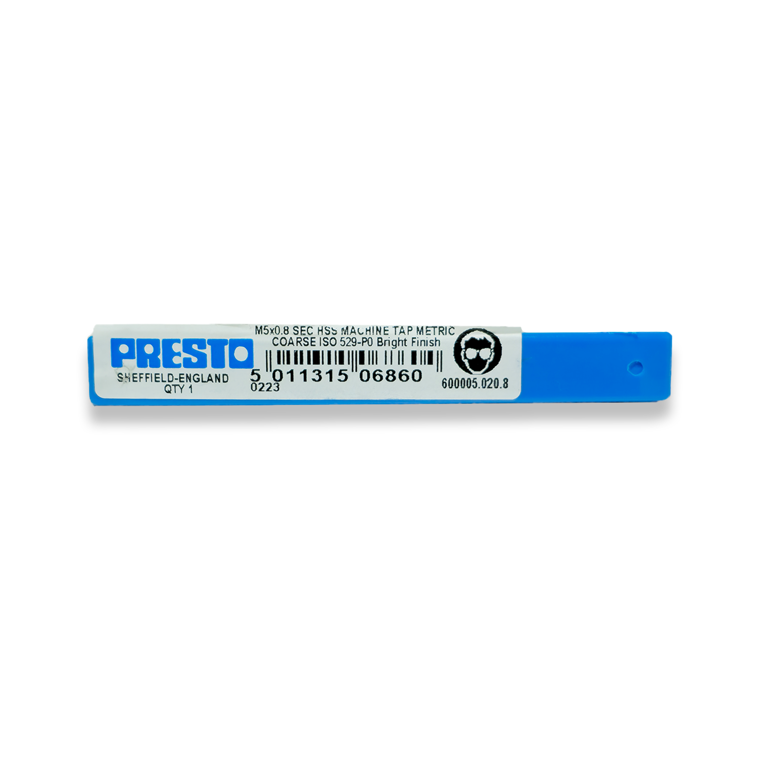 PRESTO M5 x 0.8 HSS Second Tap