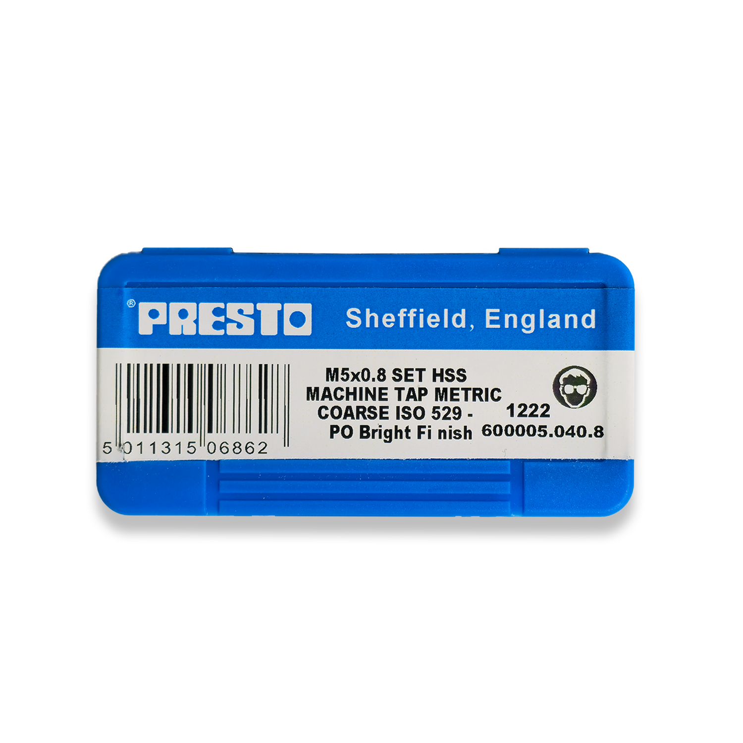PRESTO M5 x 0.8 HSS Tap Set
