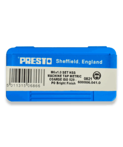 Presto M6 X 1.0 HSS Set of 3 taps