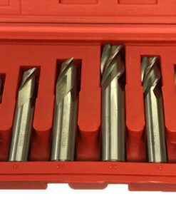 10PC MILLING CUTTER SET 2 FLUTE AND 3 FLUTE 6MM - 20MM MILLING