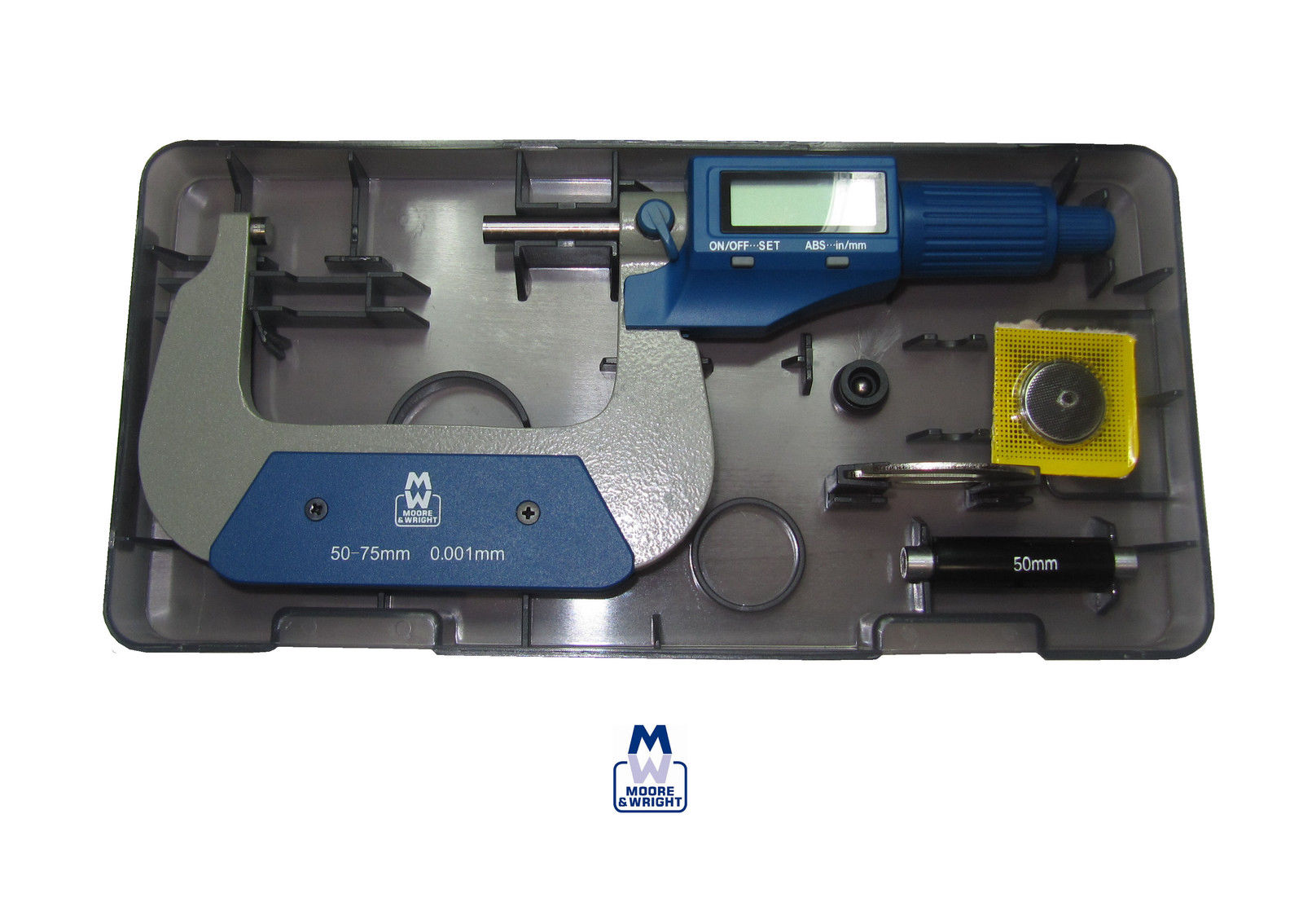 Moore & Wright Digital Micrometer 50-75mm/2-3" MW200-03DBL