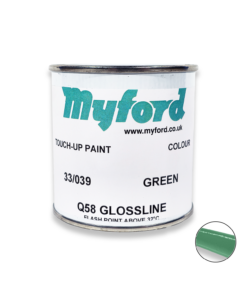 Genuine myford green touch up paint 250ml tin