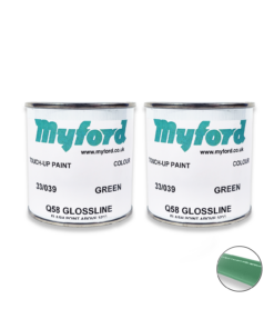 Genuine myford green touch up paint 250ml tins x2