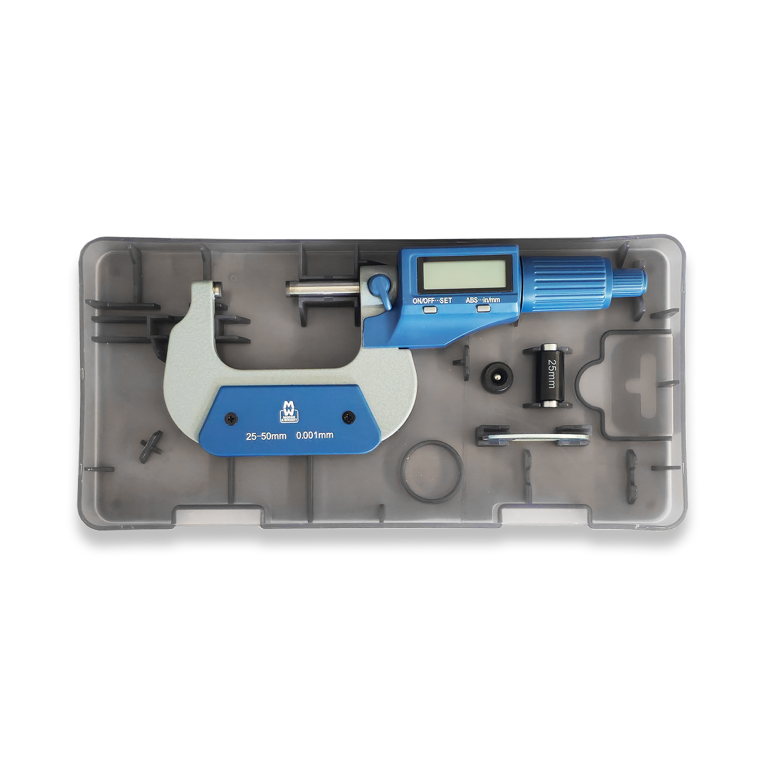 Moore & Wright Digital Micrometer 25-50mm/1-2" MW200-02DBL - Image 2