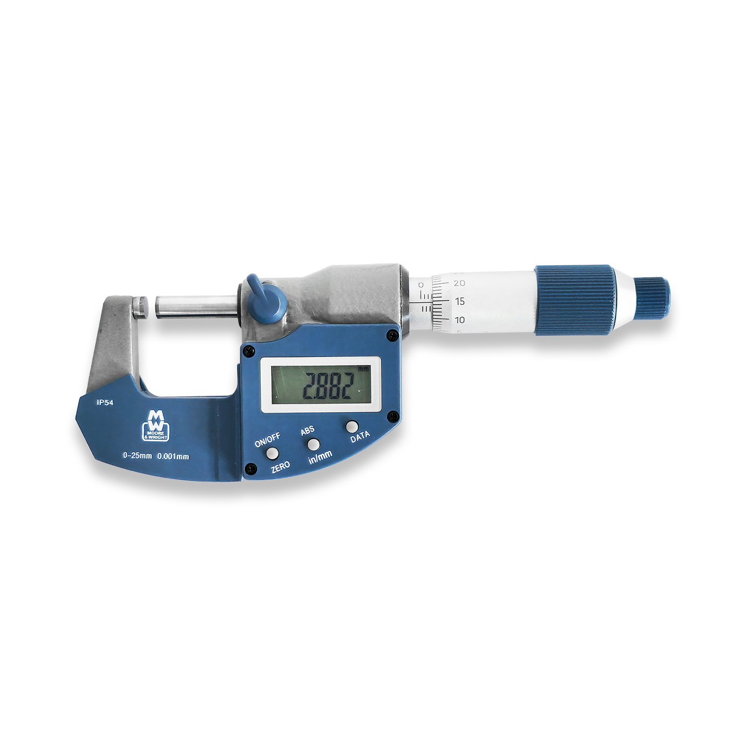 Moore & Wright Digital Micrometer & Caliper Set IP54 Rated MW200-SET4 - Image 3