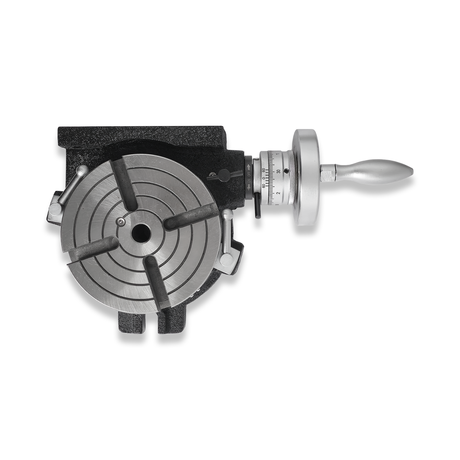 NEW 150MM 6" ROTARY TABLE 4 SLOTS HORIZONTAL VERTICAL HV6 - Image 3