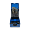New 25PC Metric Drill Set 1-13MM Fully Ground HSS Black Oxide Din338