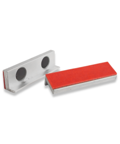 Alternative view of PAIR OF MAGNETIC VICE JAWS 100MM/4" LONG RED FIBRE JAWS