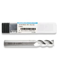 Presto 10mm Diameter x 10mm Shank 3 Flute Solid Carbide End Mill