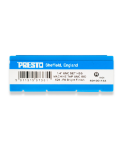 Presto 1/4" UNC HSS set of 3 taps