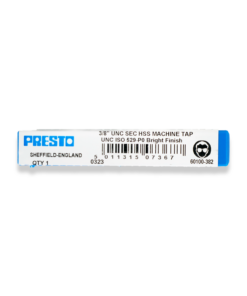 Presto 3/8" UNC Second Machine Tap