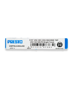 Presto 5/16" UNC HSS Second Machine Tap