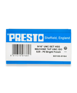 Presto UK 9/16" HSS UNC Set of 3 taps