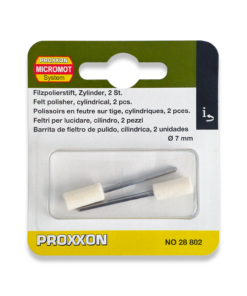 PROXXON 2 x Felt Polishers Cylindrical Shaped 28802