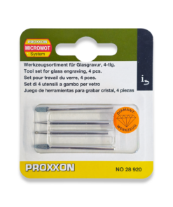 PROXXON 4-Piece Glass Working Set 28920/477429