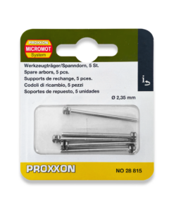 PROXXON 5 Piece Set Of 2.35 x 44mm Spare Arbors 28815/202349
