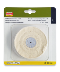 PROXXON Bleached Muslin Polishing Wheel 100 x 15mm For The PM 100 28002/507269