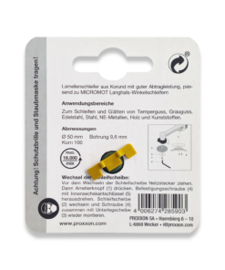 Alternative view of PROXXON Corundum 100 Grit Fan Sander For LHW 28590