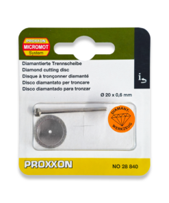 PROXXON Diamond Cutting Disc 20mm & Arbor 28840/202350