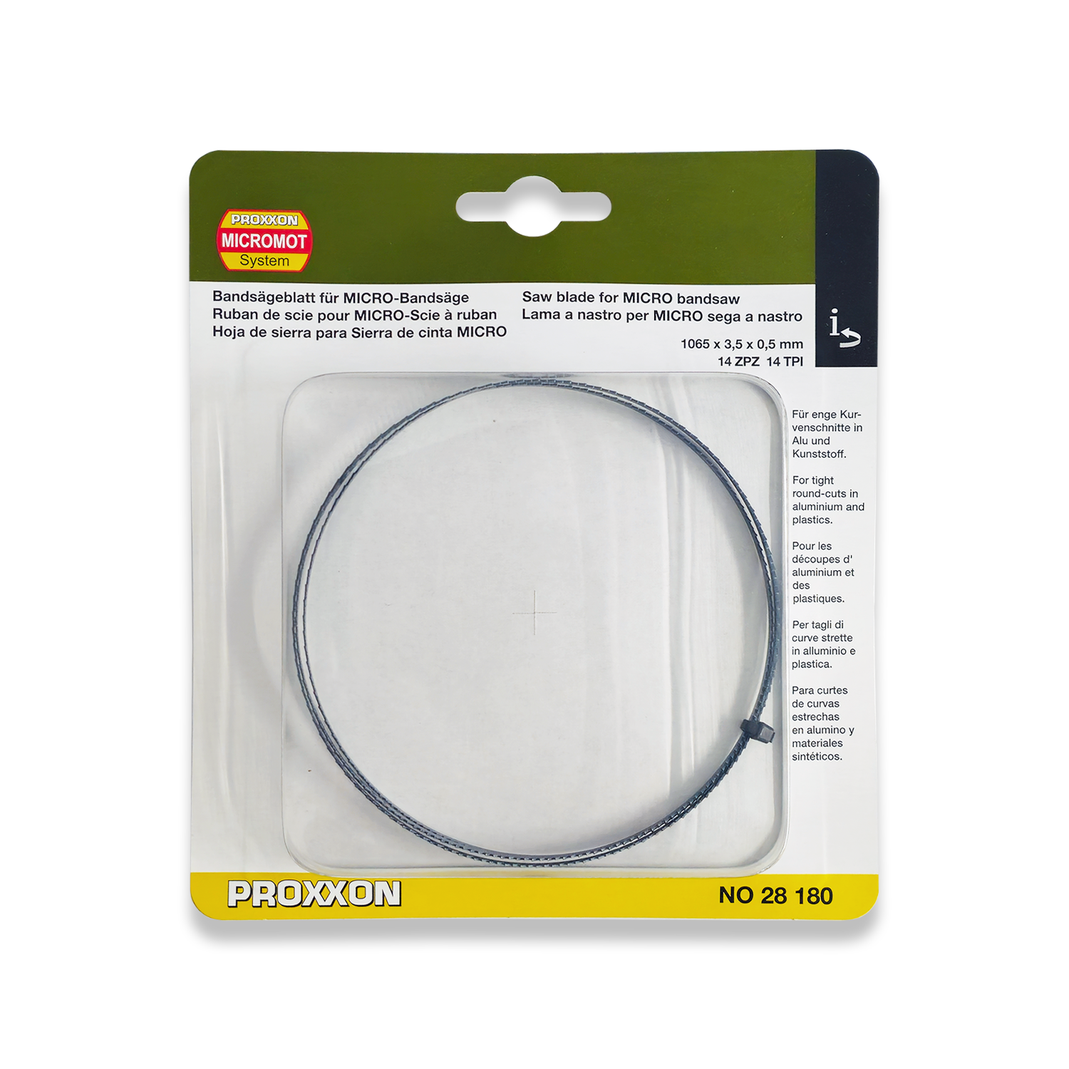 PROXXON Extra Narrow Bandsaw Blade (3.5mm) 14tpi For MBS 240/E 28180
