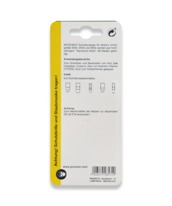 Alternative view of PROXXON Replacement Carving Blades For The MGS 28572
