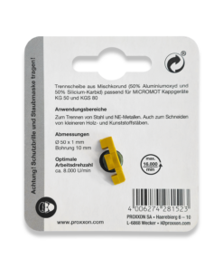 Alternative view of PROXXON Replacement Cutting Disc For KG 50 28152