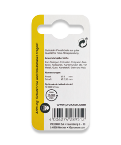 Alternative view of PROXXON Steel Wire Brushes 8mm 28951