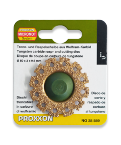 PROXXON Tungsten Carbide Rasp & Cutting Disc For LHW 28559