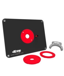 Kreg Precision Router Table Insert Plate PRS4034 Pre Drilled & Level Loc Rings
